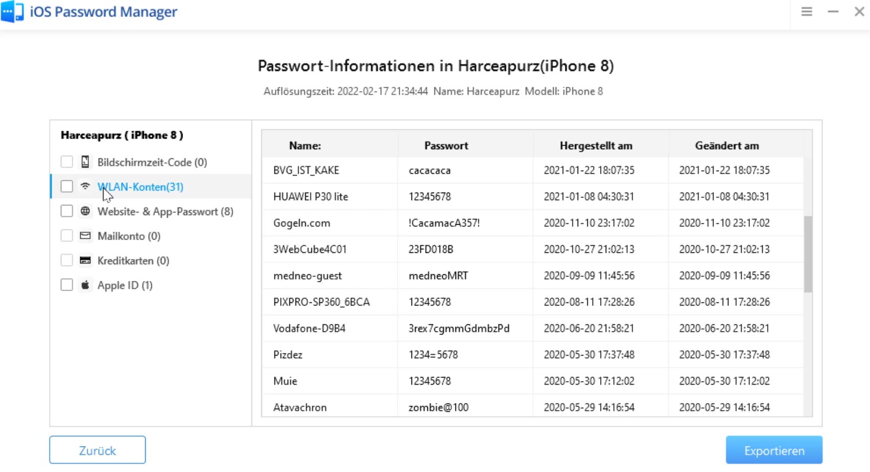 PassFab iOS Password Manager.