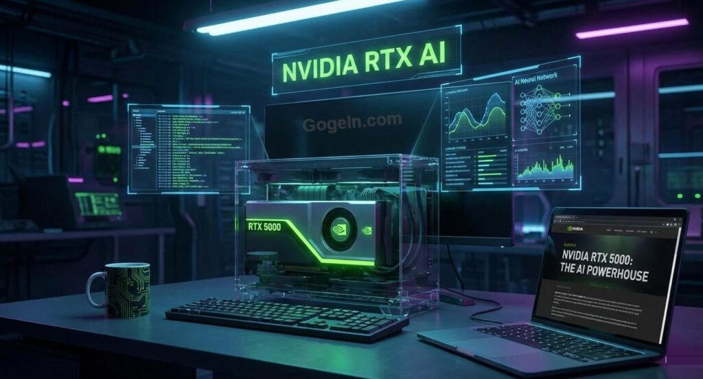 GeForce RTX 5000 RTX. It’s On.